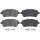 Brake pad set not for wear warning indicator 17.3 mm A.B.S. for FORD KA+