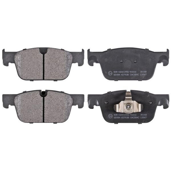 Brake pad set for wear warning indicator 17.5 mm A.B.S. for e.g. VOLVO XC60