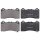 Brake pad set with acoustic wear warning 15 mm A.B.S. for FORD FOCUS