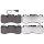 Brake pad set with wear sensor 17.3 mm A.B.S. for MASERATI LEVANTE and others
