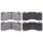 Brake pad set with wear warning 16.3 mm A.B.S. for FORD and others
