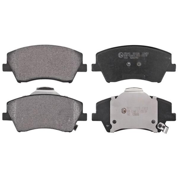Brake pad set with wear warning 18 mm A.B.S. for HYUNDAI ELANTRA and others