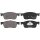 Brake pad set without wear warning 17.8 mm A.B.S. for e.g. TOYOTA PROACE