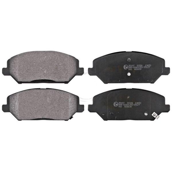 Brake pad set with wear warning 19.8 mm A.B.S. for HYUNDAI i30 and others