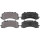 Brake pad set for wear warning indicator 16.9 mm A.B.S. for AUDI Q7 and others