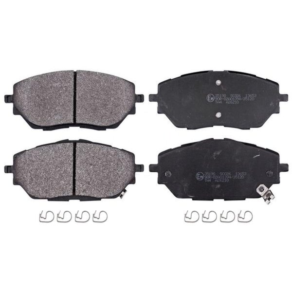 Brake pad set with wear warning 18.4 mm A.B.S. for TOYOTA C-HR and others