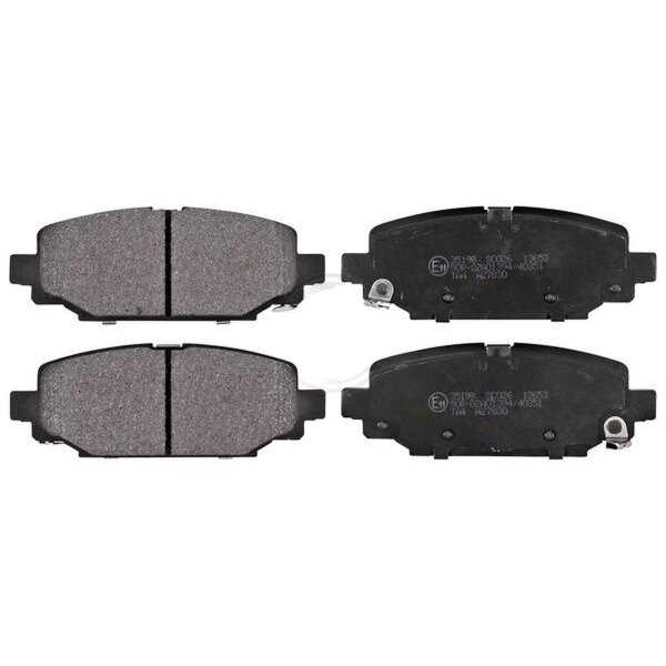 Brake pad set with acoustic wear warning 18 mm A.B.S. for JEEP WRANGLER