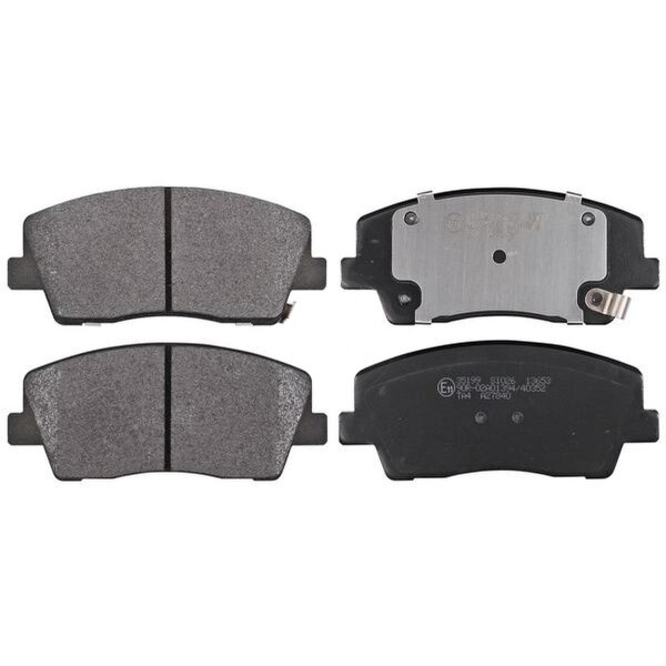 Brake pad set with wear warning 18 mm A.B.S. for GENESIS G70 and others