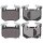 Brake pad set with wear warning 15.5 mm A.B.S. for GENESIS G70 and others