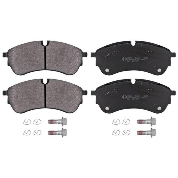 Brake pad set for wear warning indicator 20.7 mm A.B.S. for e.g. VW CRAFTER