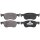 Brake pad set excl. wear warning contact 16 mm A.B.S. for FORD FIESTA and others