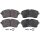 Brake pad set for wear warning 16.8 mm A.B.S. for LAND ROVER and others