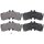 Bremsbelagsatz, Scheibenbremse 17,3 mm A.B.S. für u.a. LEXUS LS