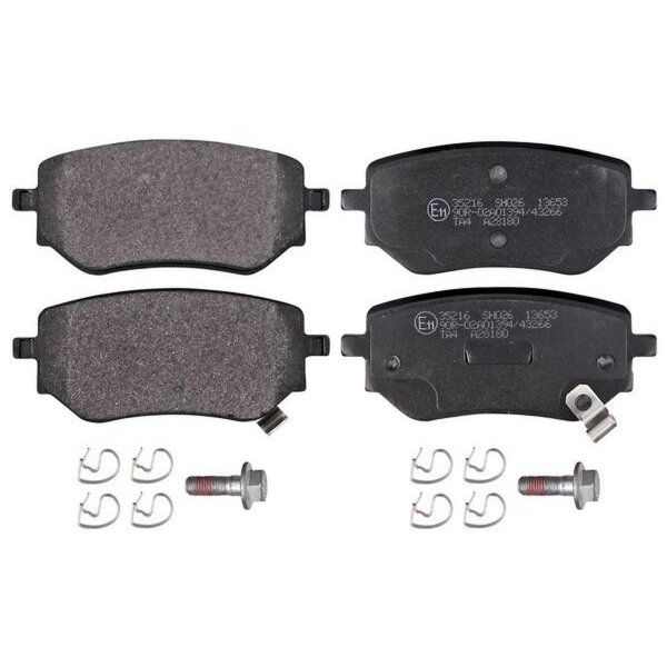 Brake pad set with wear warning 17.4 mm A.B.S. for e.g. MB X-CLASS