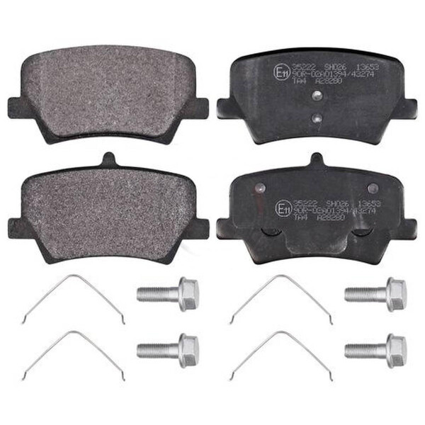 Brake pad set without wear warning 17.3 mm A.B.S. for e.g. VOLVO XC40