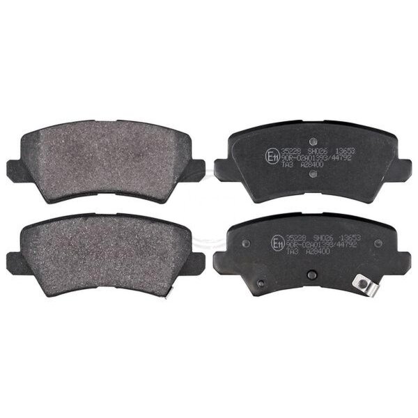 Brake pad set with acoustic wear warning 14.9 mm A.B.S. for KIA PICANTO