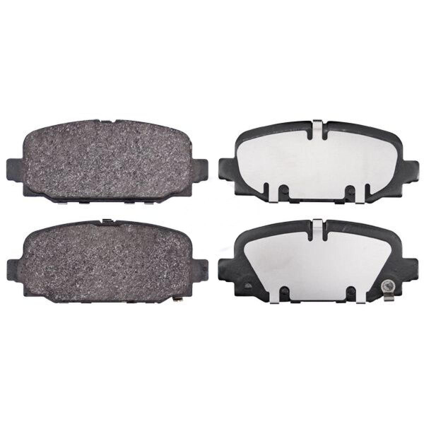Brake pad set with acoustic wear warning 17.3 mm A.B.S. for JEEP COMPASS