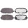 Brake pad set with acoustic wear warning 17.3 mm A.B.S. for JEEP COMPASS