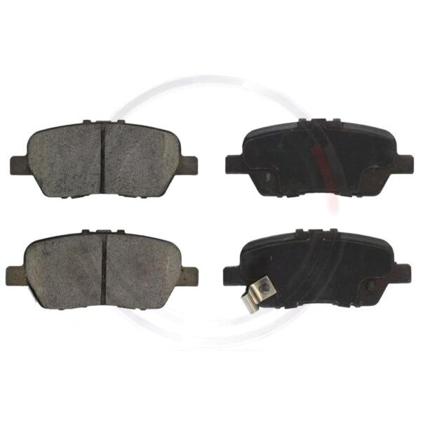 Brake pad set with wear warning 15 mm A.B.S. for HONDA CROSSROAD