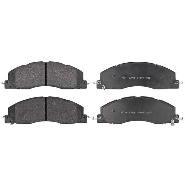 Brake pad set with wear warning 20.7 mm A.B.S. for DODGE RAM 2500 and others
