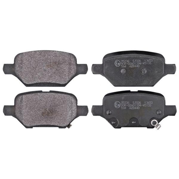 Brake pad set with acoustic wear warning 16 mm A.B.S. for OPEL MOKKA