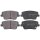 Bremsbelagsatz, Scheibenbremse 15,8 mm A.B.S. für u.a. HYUNDAI i30