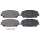 Brake pad set excl. wear warning contact 17.9 mm A.B.S. for e.g. RENAULT GRAND