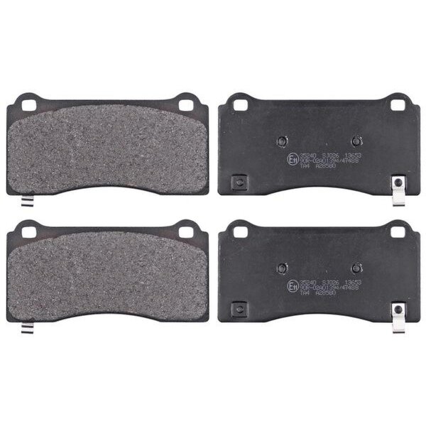 Bremsbelagsatz mit Verschleißwarnung 15,1 mm A.B.S. für u.a. TESLA MODEL