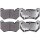 Brake pad set for wear warning indicator 15.6 mm A.B.S. for AUDI Q5 and others