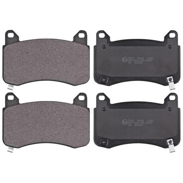 Brake pad set with wear warning 15.3 mm A.B.S. for TESLA MODEL and others