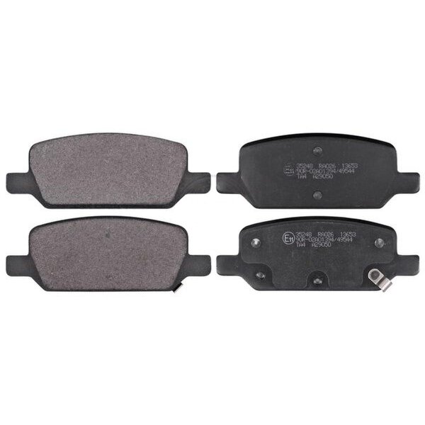 Brake pad set with wear warning 15.2 mm A.B.S. for TESLA MODEL and others