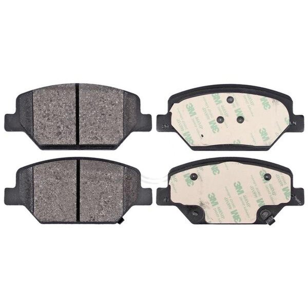 Brake pad set with wear warning 19.3 mm A.B.S. for e.g. OPEL INSIGNIA