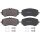 Brake pad set excl. wear warning contact 19.1 mm A.B.S. for e.g. VW CRAFTER
