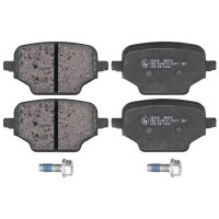Brake pad set without wear warning 17.4 mm A.B.S. for...