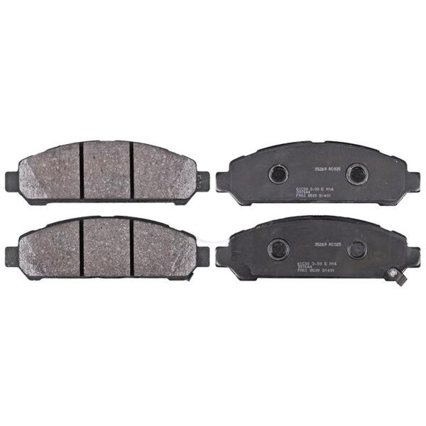 Brake pad set with acoustic wear warning 18.6 mm A.B.S. for TOYOTA VENZA