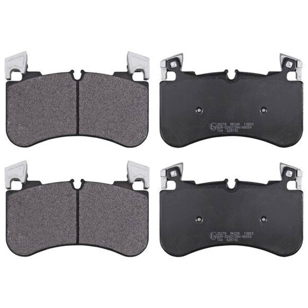 Brake pad set for wear warning 17 mm A.B.S. for e.g. LAND ROVER DEFENDER