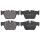 Bremsbelagsatz für Verschleißwarnanzeige 13,2 mm A.B.S. für u.a. BMW 1er
