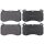 Brake pad set for wear warning indicator 16.1 mm A.B.S. for e.g. MB GLE