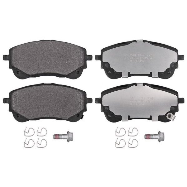 Brake pad set with wear warning 18 mm A.B.S. for TOYOTA YARIS and others