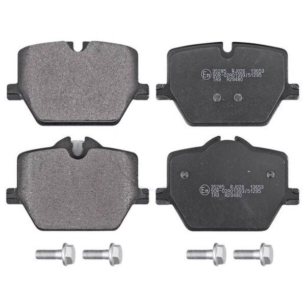 Brake pad set excl. wear warning contact 16.7 mm A.B.S. for BMW 3 Series