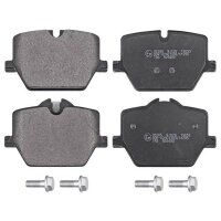 Brake pad set excl. wear warning contact 16.7 mm A.B.S....