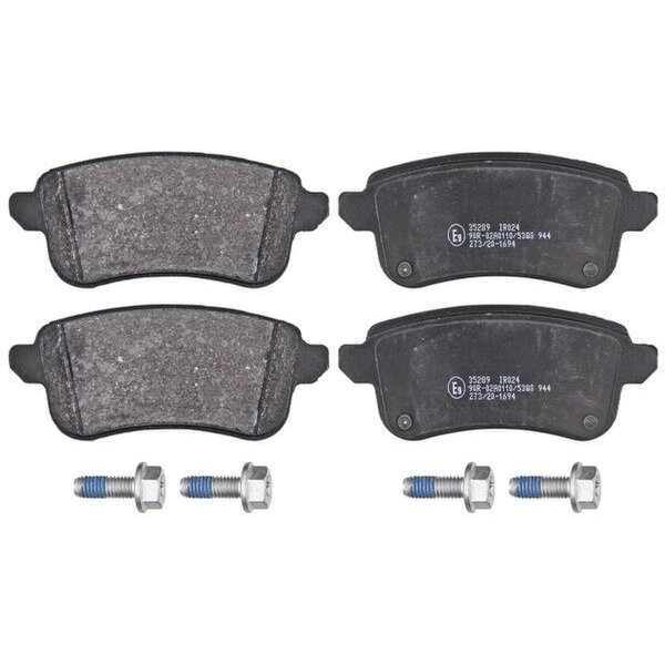 Brake pad set not for wear warning indicator 16 mm A.B.S. for NISSAN JUKE