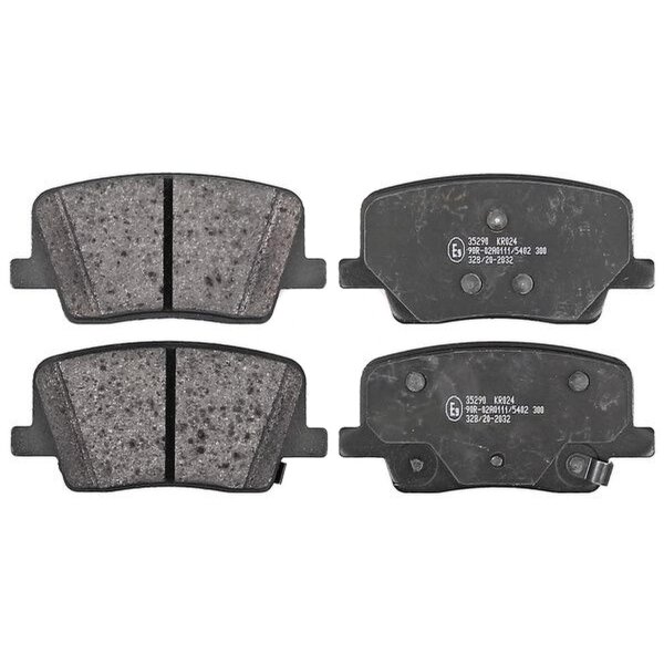 Brake pad set with wear warning 15.5 mm A.B.S. for SSANGYONG REXTON and others