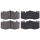 Brake pad set for wear warning indicator 19.2 mm A.B.S. for BMW X5 and others