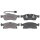 Brake pad set incl. wear warning contact 20.3 mm A.B.S. for MASERATI LEVANTE
