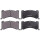 Brake pad set for wear warning indicator 16.2 mm A.B.S. for AUDI E-TRON