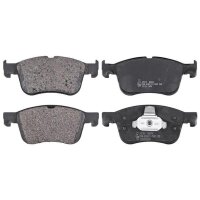 Brake pad set not for wear warning indicator 16.8 mm...