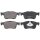 Brake pad set not for wear warning indicator 16.8 mm A.B.S. for FORD KUGA