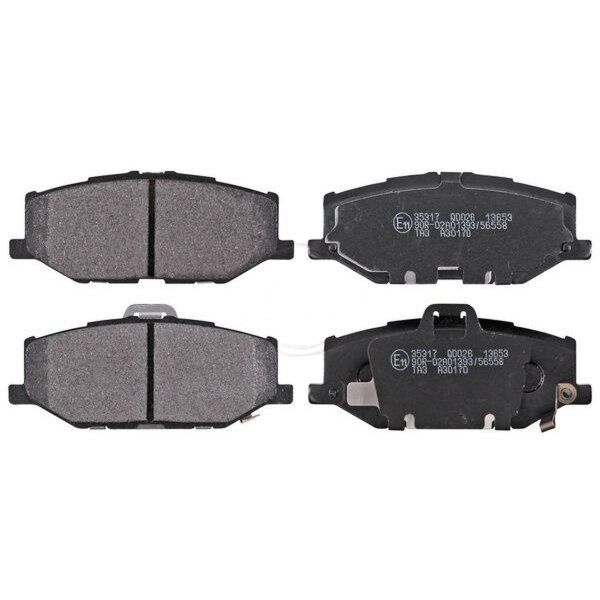 Brake pad set with acoustic wear warning 15 mm A.B.S. for SUZUKI JIMNY
