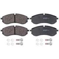 Brake pad set excl. wear warning contact 19.6 mm A.B.S....